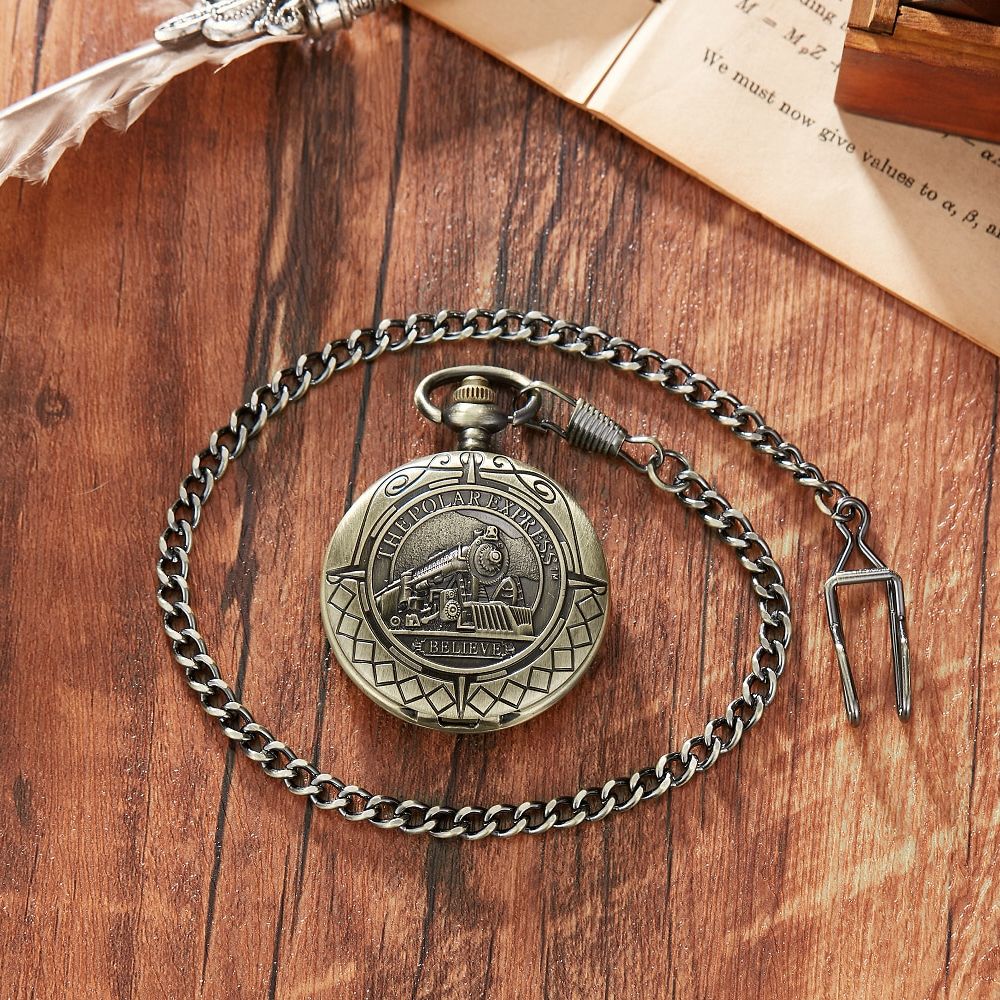 Pocket Watch Mechanical Skeleton Vintage - Top Vintage Retro Mechanical Pocket Watch