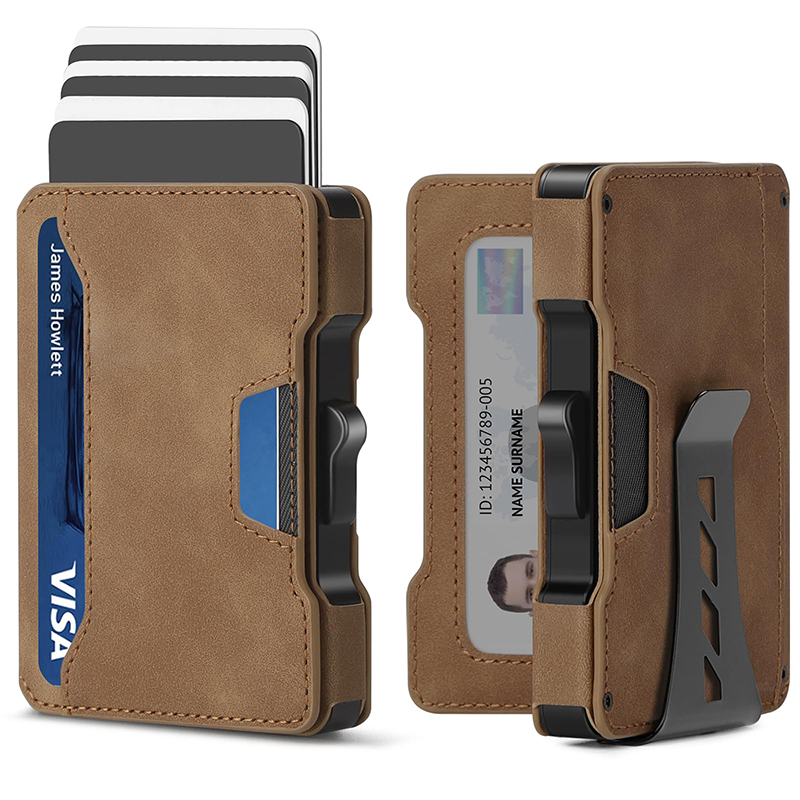 Money Clip Minimalist Rfid Blocking - Wallet for Men,Minimalist Slim Mens Wallet
