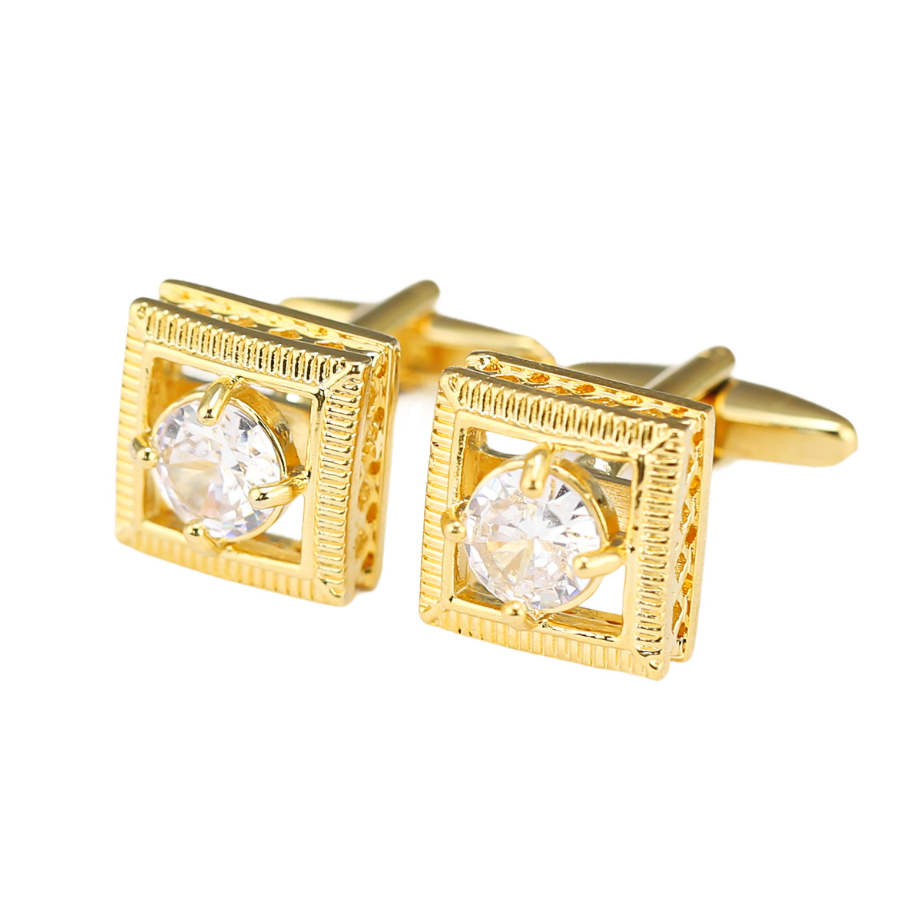 Cufflinks Men Stainless Steel Luxury - High Quality Gold-Tone Cufflinks Luxury Style