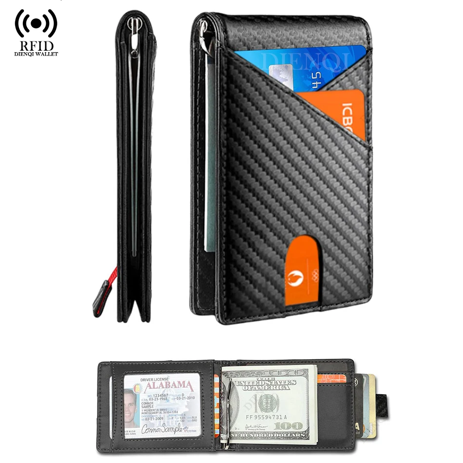 Money Clip Minimalist Rfid Blocking - RFID Blocking Wallet Men Money Clip