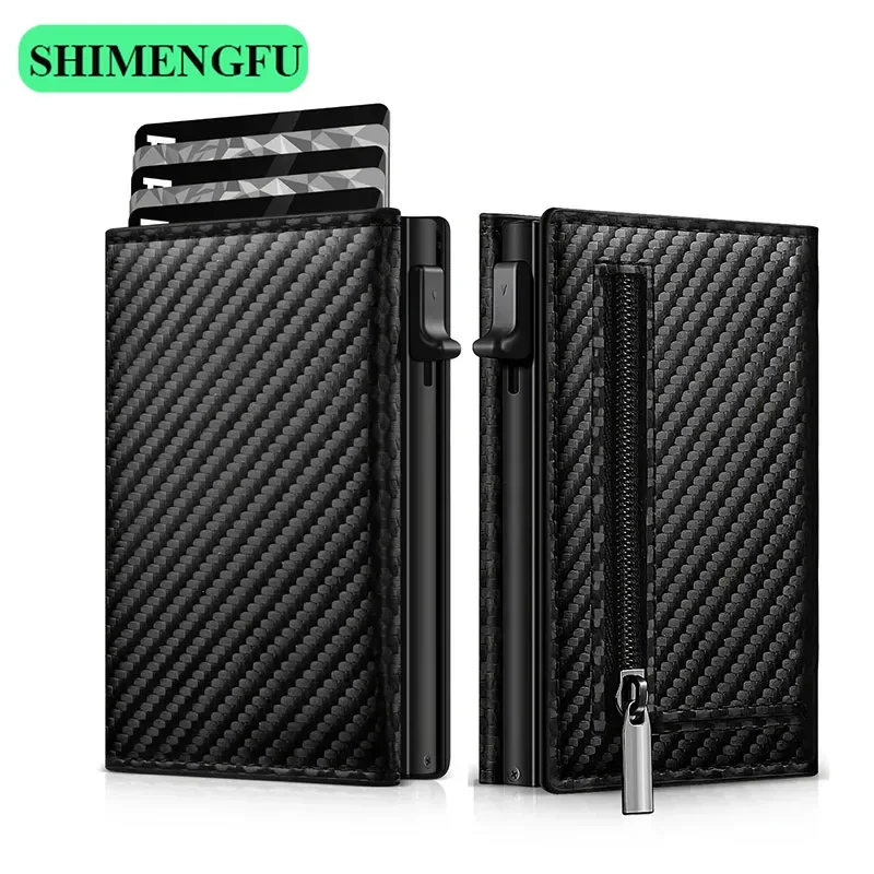 Money Clip Minimalist Rfid Blocking - Normcore Men's Carbon Fiber Minimalist Wallet