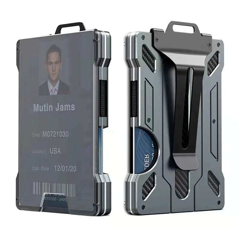 Money Clip Minimalist Rfid Blocking - Minimalist Slim Wallet For Men Metal