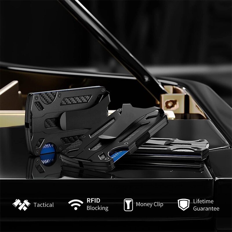 Metal Wallet Air Tag for Men M - Money Clip Minimalist Rfid Blocking ulasan dan harga