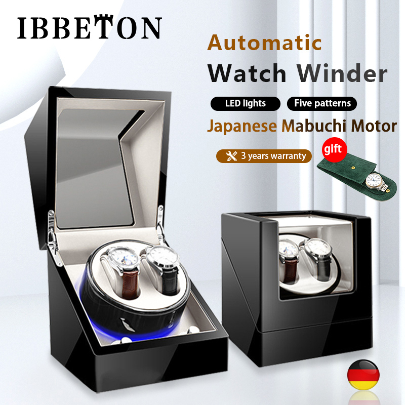 IBBETON Automatic Luxury Watch - Watch Display Storage Box Carbon Fiber ulasan dan harga