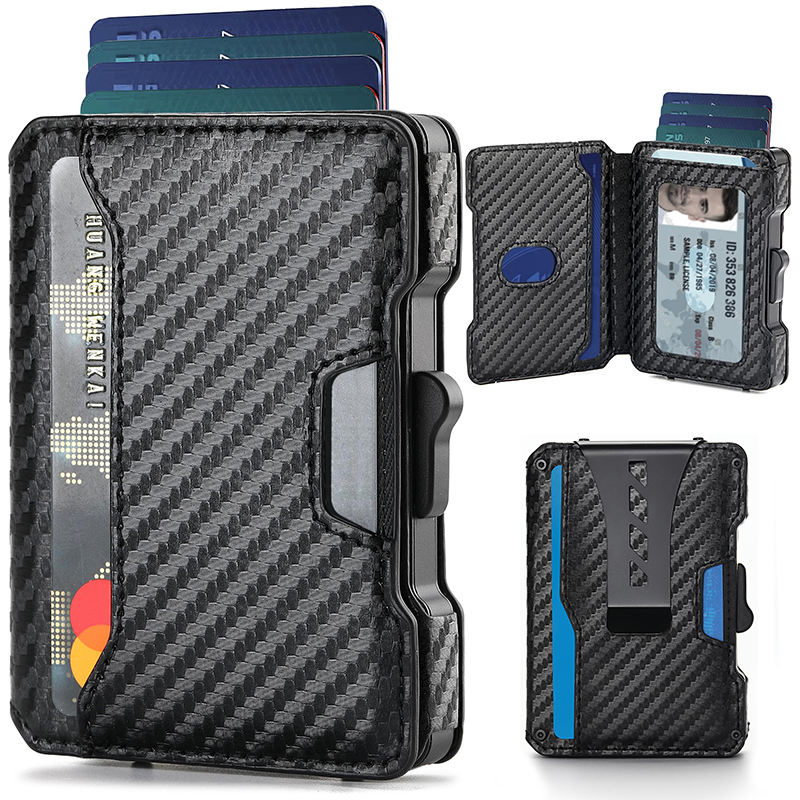 Wallet for Men,Minimalist Slim - Money Clip Minimalist Rfid Blocking ulasan dan harga