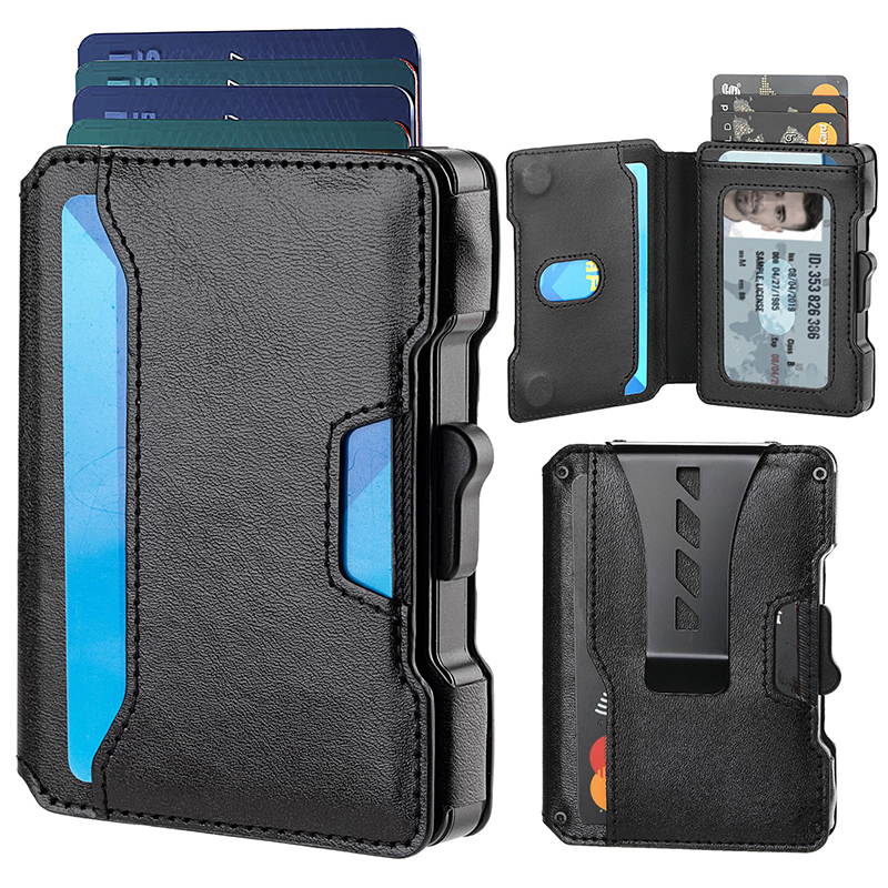 Wallet for Men,Minimalist Slim - Money Clip Minimalist Rfid Blocking ulasan dan harga