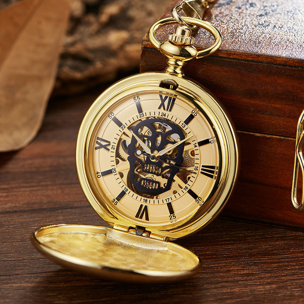 Vintage Mechanical Pocket Watc - Pocket Watch Mechanical Skeleton Vintage ulasan dan harga