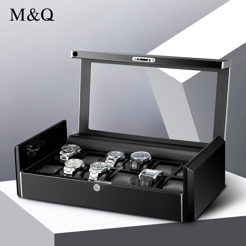 M&Q Men Carbon Fiber Watch Sto - Watch Display Storage Box Carbon Fiber ulasan dan harga