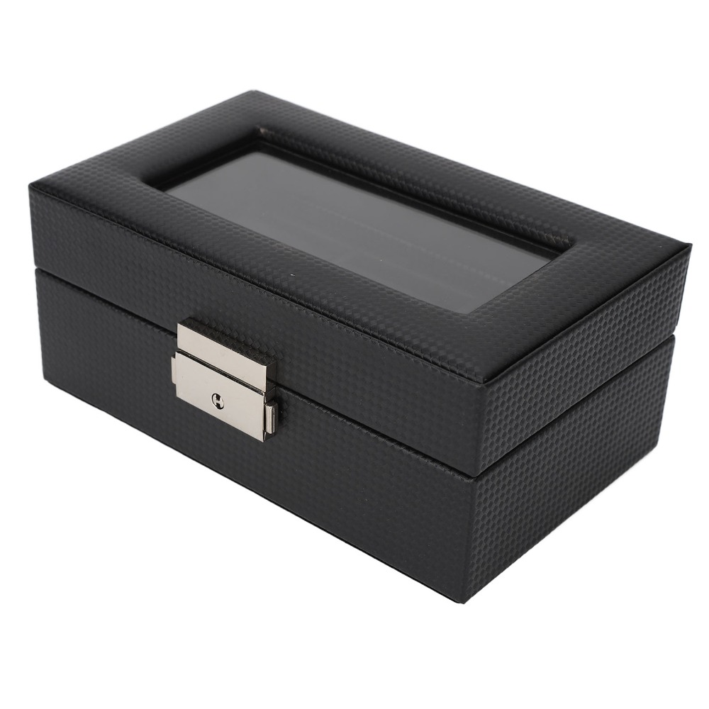 Protective Carbon Fiber Watch  - Watch Display Storage Box Carbon Fiber ulasan dan harga