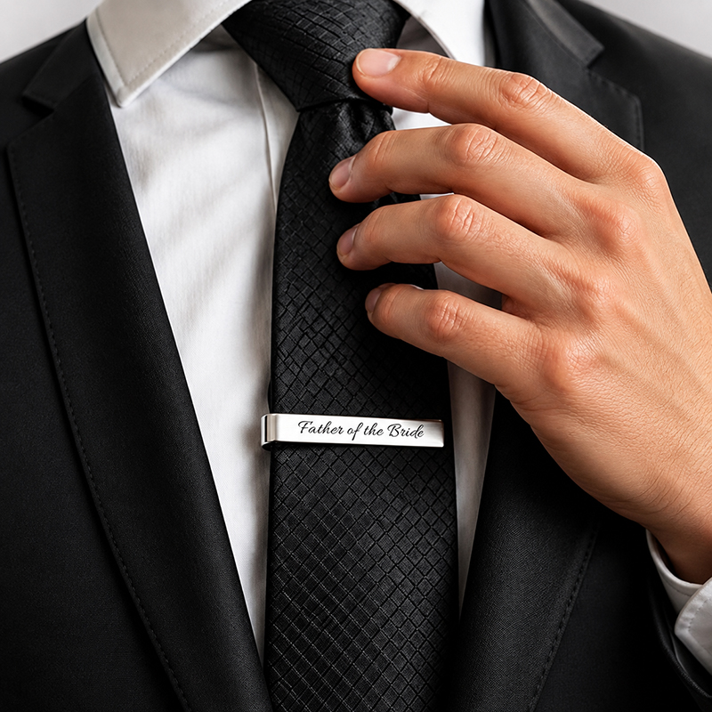 Stainless Steel Cufflinks and  - Tie Clip Bar Set Stainless Steel ulasan dan harga