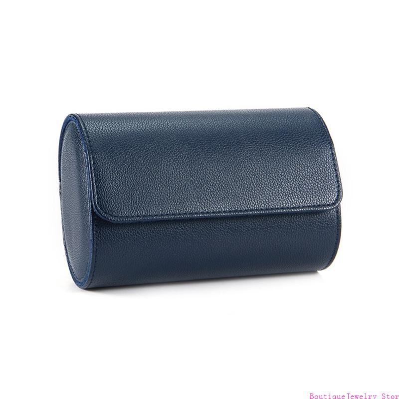 E1PE 1/2/3 Slots Watch Roll Tr - Watch Travel Roll Case 3 Slots Leather ulasan dan harga