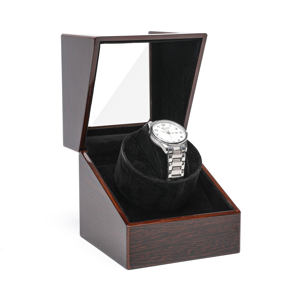 Embers Luxry Wooden Watch Box  - Single Watch Winder Battery Operated ulasan dan harga