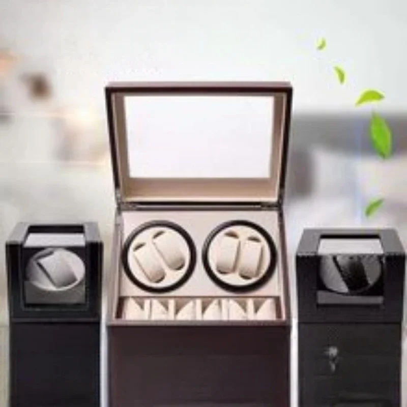 Automatic Rotating Watch Winde - Watch Winder 4 Watches Automatic Silent ulasan dan harga