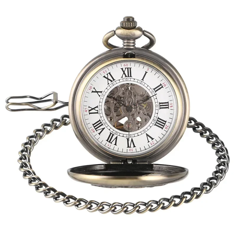 Retro Kylin Skeleton Men's Poc - Pocket Watch Mechanical Skeleton Vintage ulasan dan harga