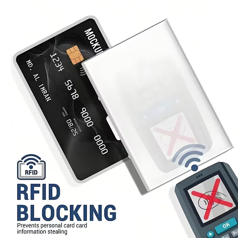 1Pc Customizable Name Engraved - Money Clip Minimalist Rfid Blocking ulasan dan harga