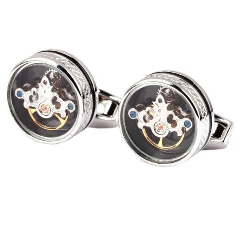 Tourbillon Cufflinks Luxury Br - Cufflinks Men Stainless Steel Luxury ulasan dan harga