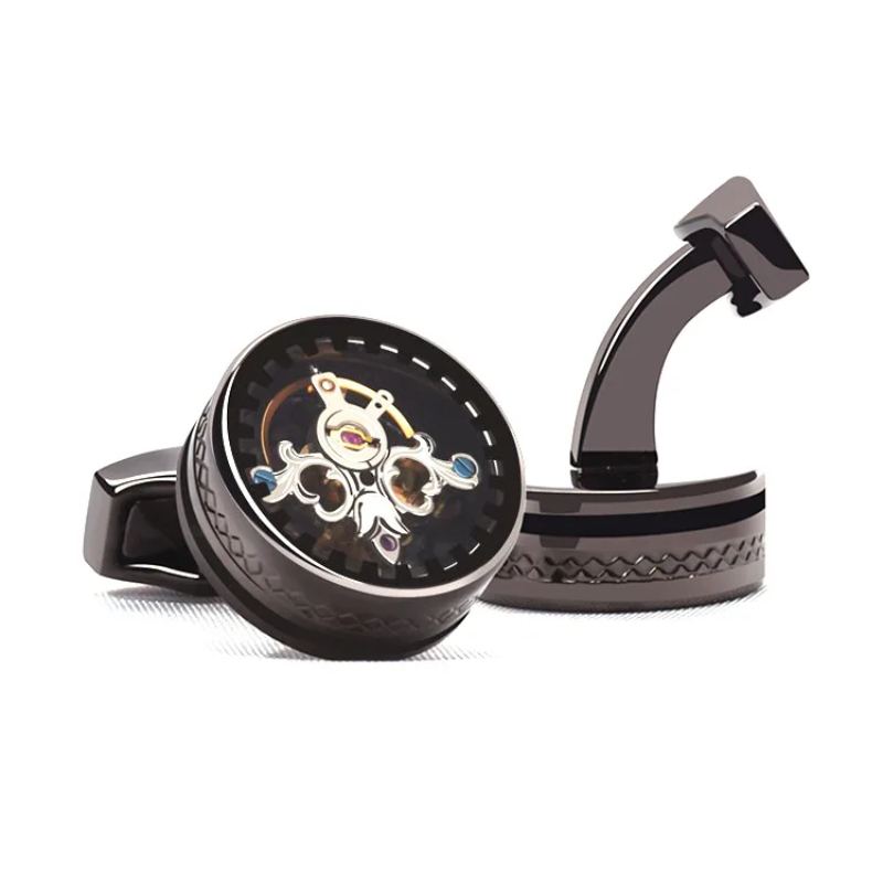 Tourbillon Cufflinks Luxury Br - Cufflinks Men Stainless Steel Luxury ulasan dan harga