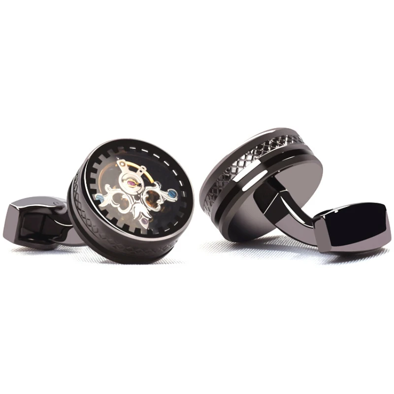 Tourbillon Cufflinks Luxury Br - Cufflinks Men Stainless Steel Luxury ulasan dan harga