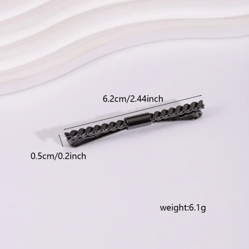 British style metal mesh tie c - Cufflinks Men Stainless Steel Luxury ulasan dan harga