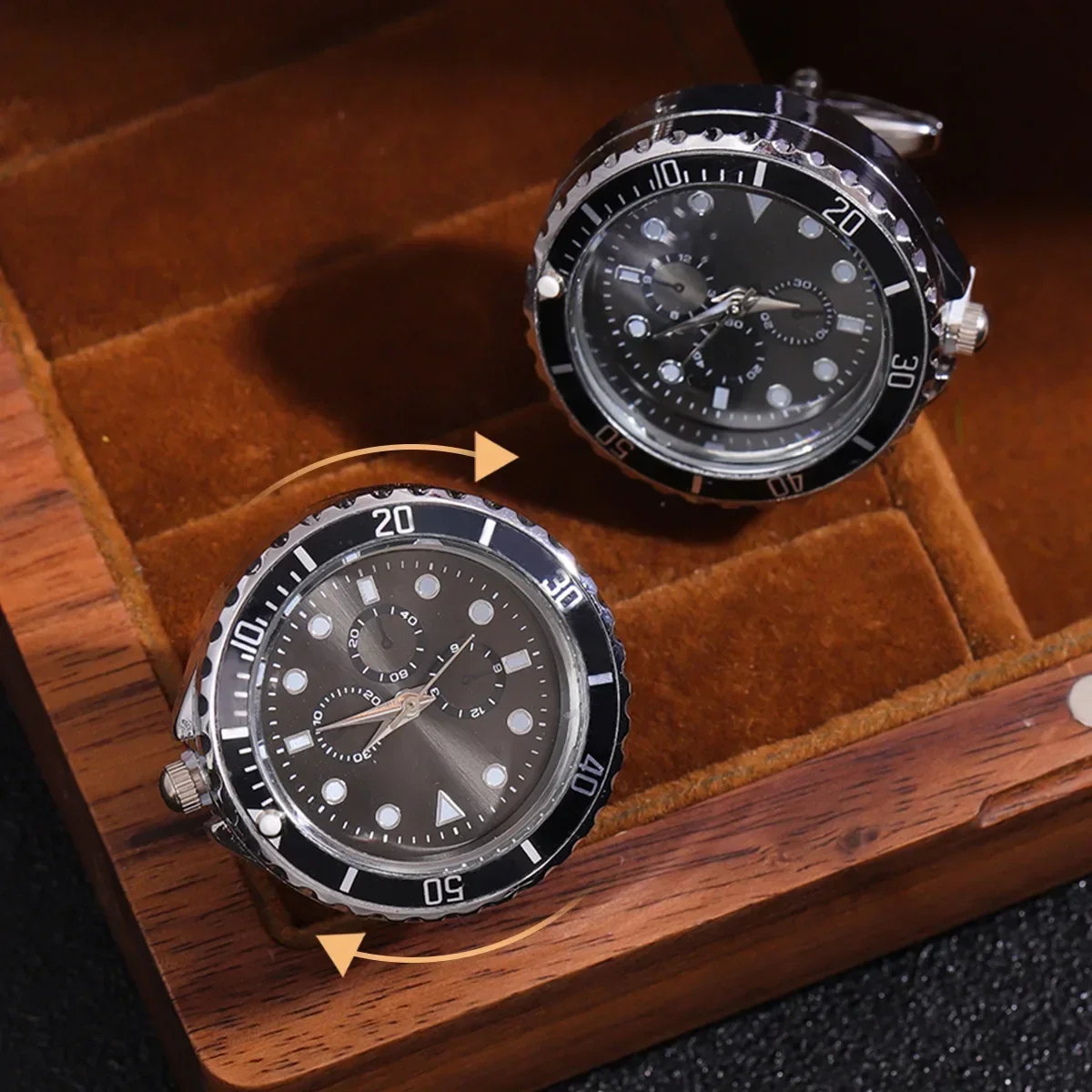 New Autumn Collection Light Lu - Cufflinks Men Stainless Steel Luxury ulasan dan harga