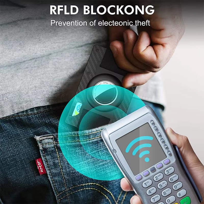 Aluminum Minimalist Wallet RFI - Money Clip Minimalist Rfid Blocking ulasan dan harga