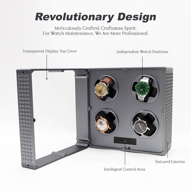 4 Slot Watch Winders Automatic - Watch Winder 4 Watches Automatic Silent ulasan dan harga