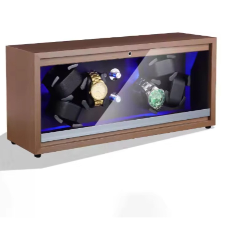 Wooden Watch Winders Silent An - Watch Winder 4 Watches Automatic Silent ulasan dan harga
