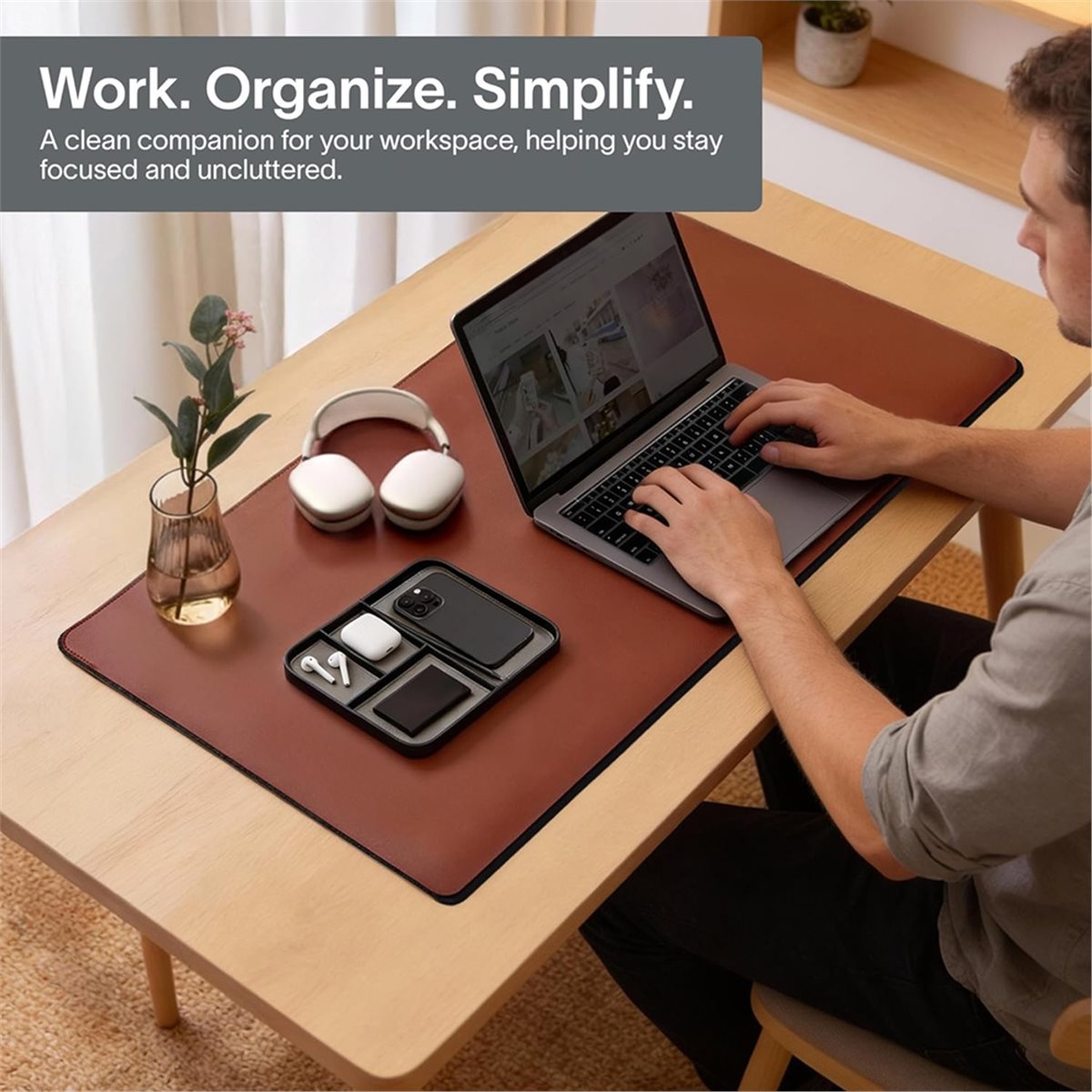 RECOMMENDATION  Leather Valet  - Valet Tray Nightstand Organizer Leather ulasan dan harga
