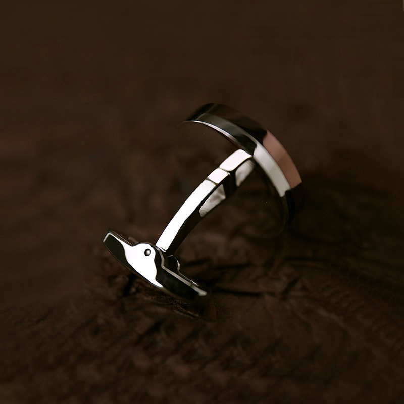 Clock Cufflinks Luxury British - Cufflinks Men Stainless Steel Luxury ulasan dan harga