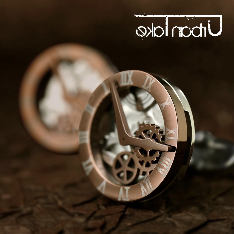 Clock Cufflinks Luxury British - Cufflinks Men Stainless Steel Luxury ulasan dan harga