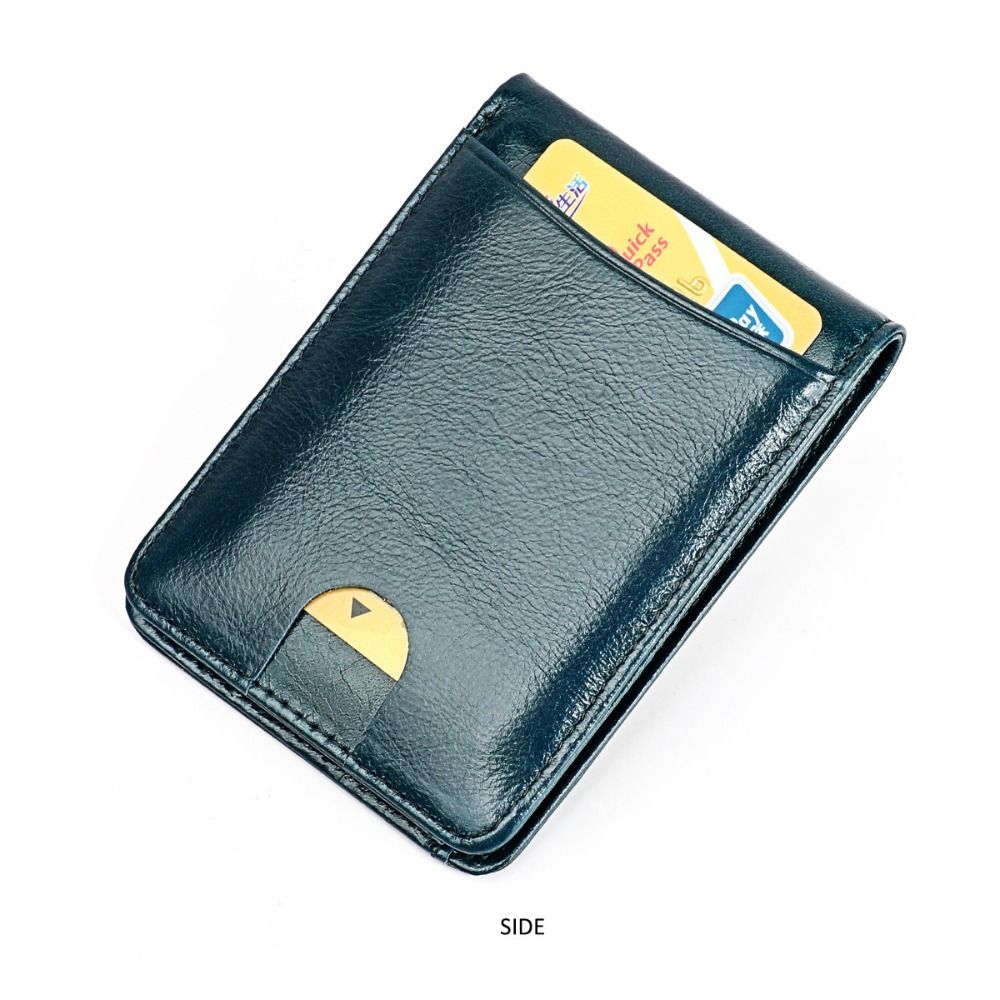 Minimalist Men's Leather Slim  - Money Clip Minimalist Rfid Blocking ulasan dan harga