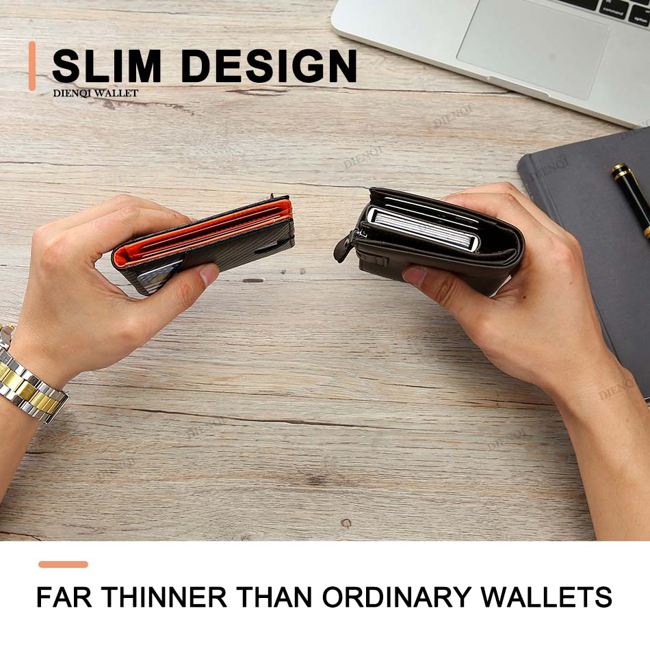 RFID Blocking Wallet Men Money - Money Clip Minimalist Rfid Blocking ulasan dan harga