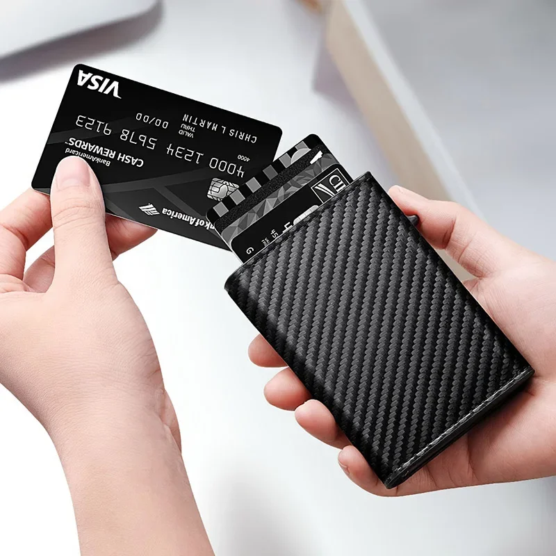 Normcore Men's Carbon Fiber Mi - Money Clip Minimalist Rfid Blocking ulasan dan harga