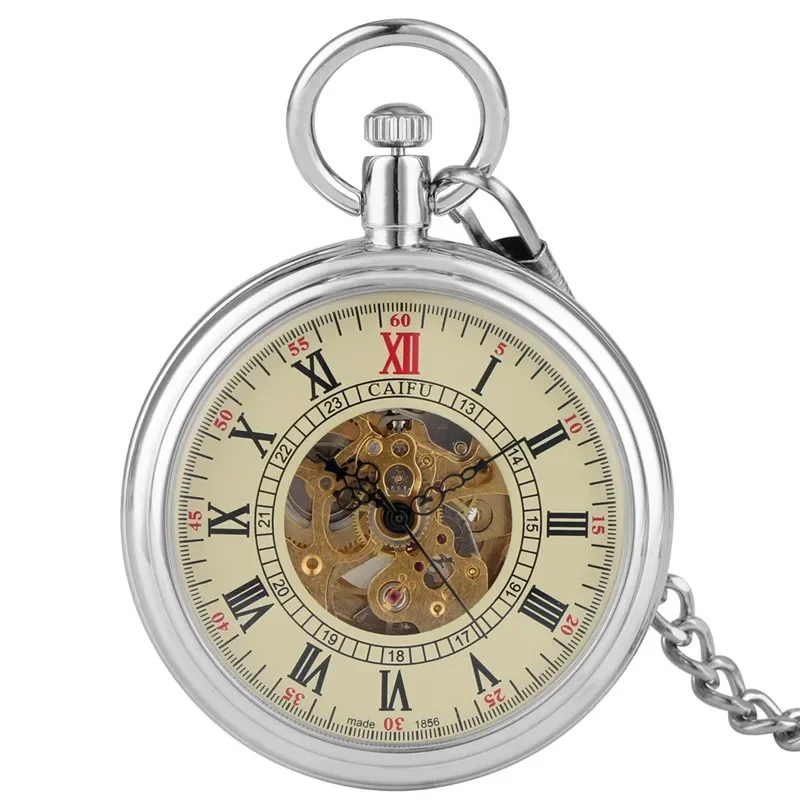 Vintage Automatic Self Winding - Pocket Watch Mechanical Skeleton Vintage ulasan dan harga