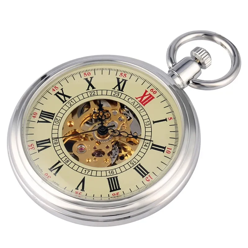 Vintage Automatic Self Winding - Pocket Watch Mechanical Skeleton Vintage ulasan dan harga