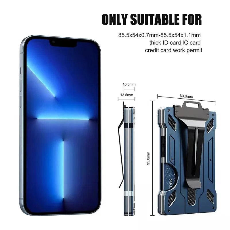 Minimalist Slim Wallet For Men - Money Clip Minimalist Rfid Blocking ulasan dan harga