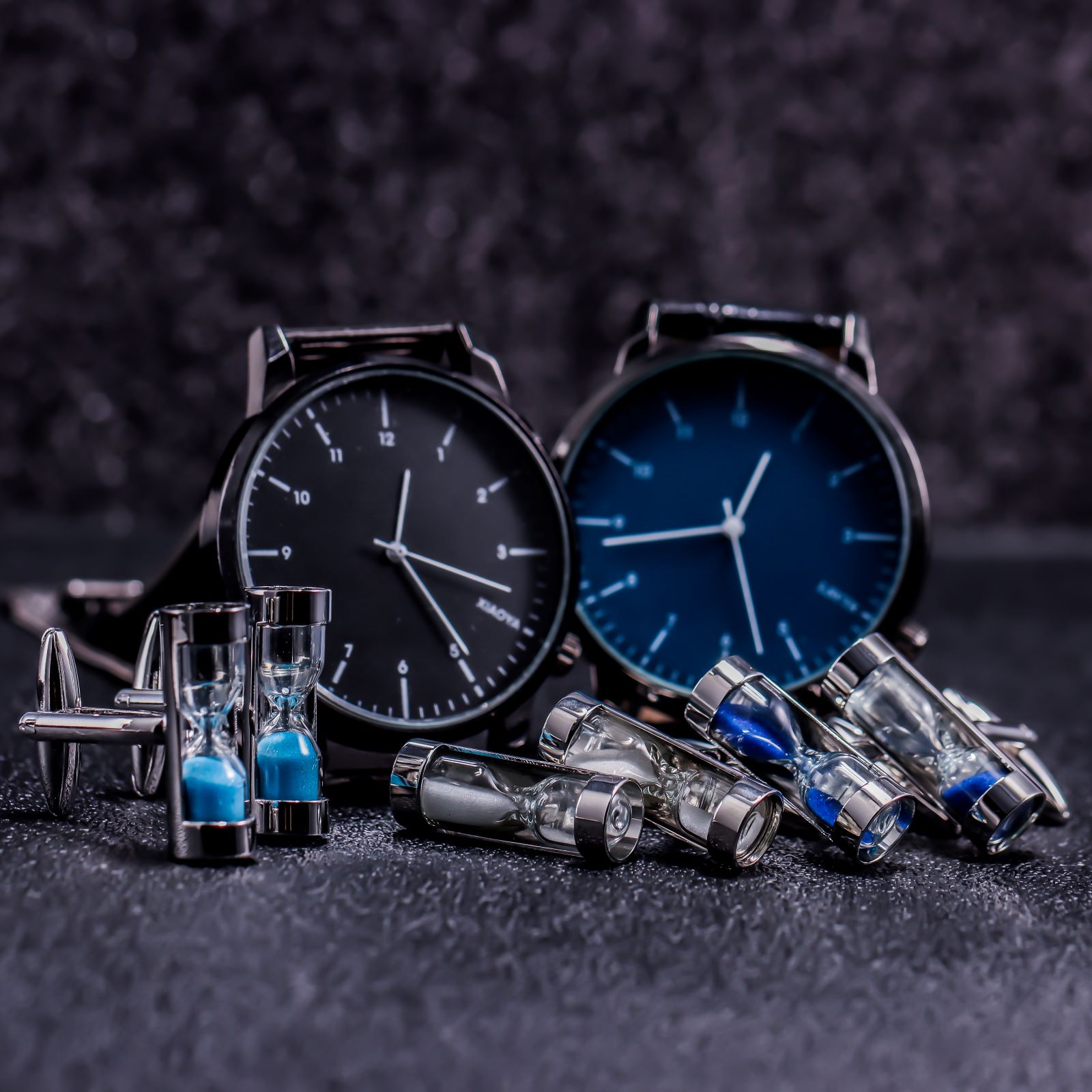 Hawson Men's Hourglass Cufflin - Cufflinks Men Stainless Steel Luxury ulasan dan harga