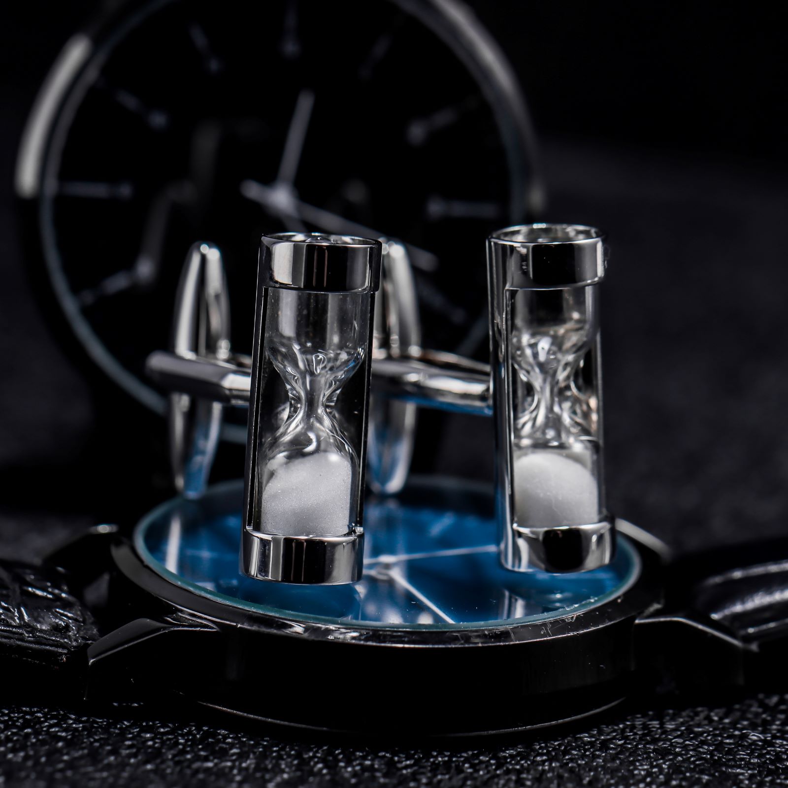 Hawson Men's Hourglass Cufflin - Cufflinks Men Stainless Steel Luxury ulasan dan harga